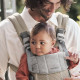 Рюкзак-кенгуру для немовлят BabyBjorn Harmony Mesh 3D Grey Beige