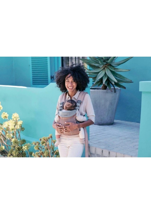 Рюкзак-кенгуру для немовлят BabyBjorn Harmony Mesh 3D Light Pink