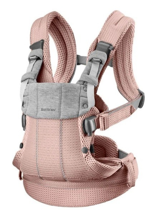 Рюкзак-кенгуру для немовлят BabyBjorn Harmony Mesh 3D Light Pink