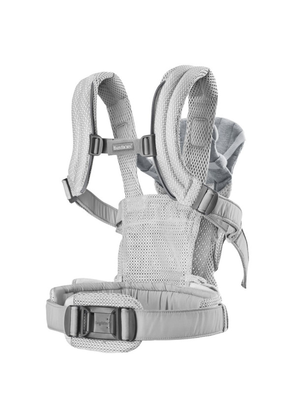 Рюкзак-кенгуру для немовлят BabyBjorn Harmony Mesh 3D Light Grey