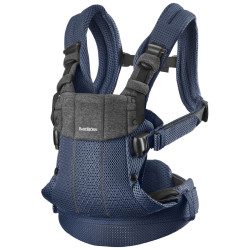 Рюкзак-кенгуру для немовлят BabyBjorn Harmony Mesh 3D Navy Blue