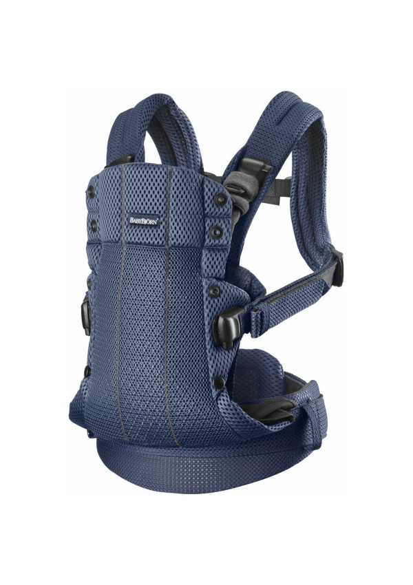 Рюкзак-кенгуру для немовлят BabyBjorn Harmony Mesh 3D Navy Blue
