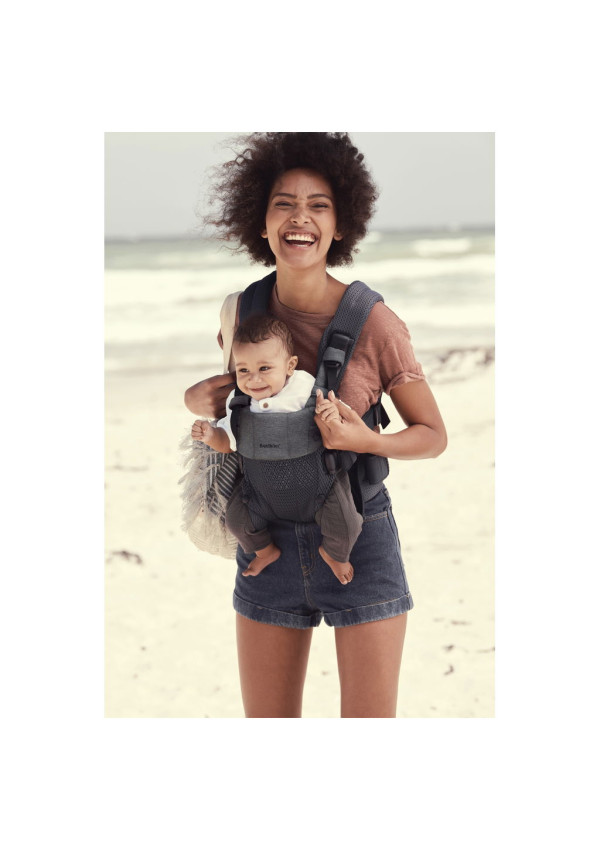 Рюкзак-кенгуру для немовлят BabyBjorn Harmony Mesh 3D Antracyt
