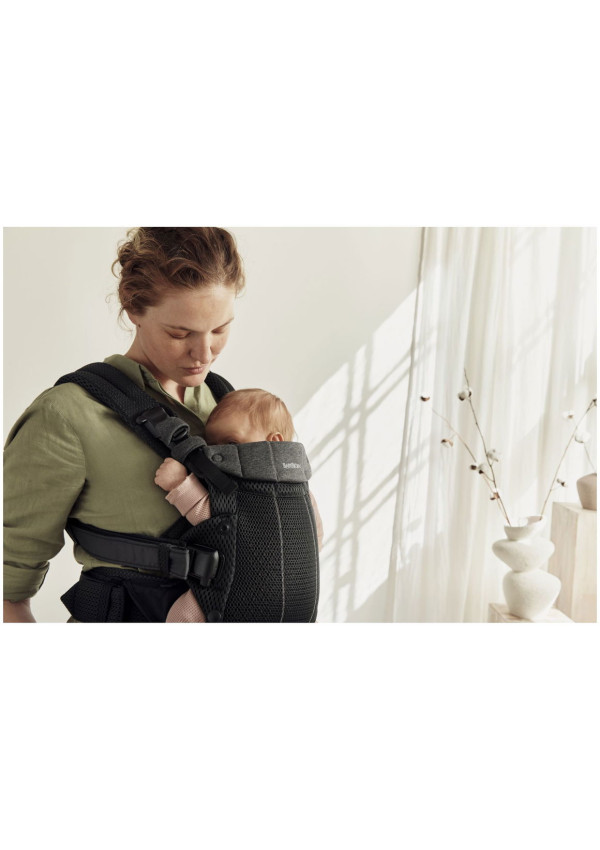 Рюкзак-кенгуру для немовлят BabyBjorn Harmony Mesh 3D Black
