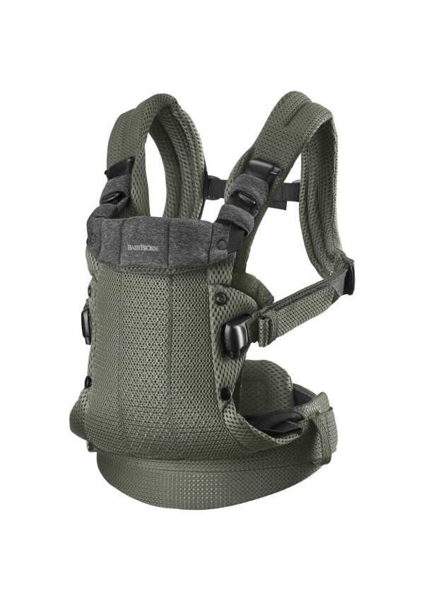 Рюкзак-кенгуру для немовлят BabyBjorn Harmony Mesh 3D Dark Green