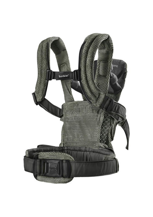 Рюкзак-кенгуру для немовлят BabyBjorn Harmony Mesh 3D Dark Green