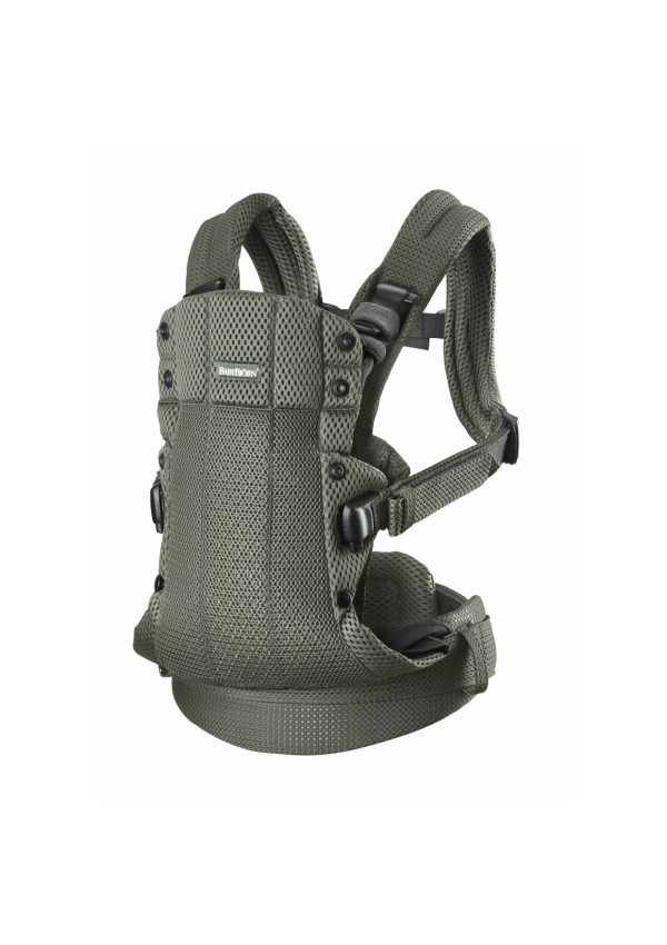 Рюкзак-кенгуру для немовлят BabyBjorn Harmony Mesh 3D Dark Green