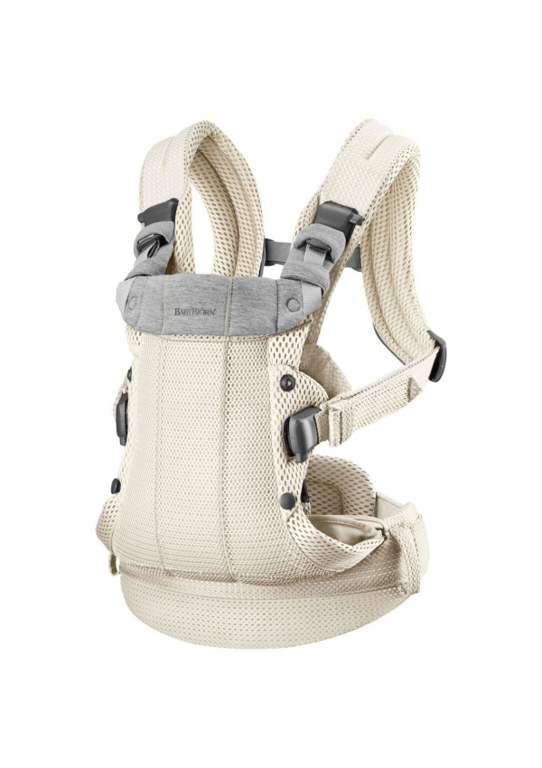 Рюкзак-кенгуру для немовлят BabyBjorn Harmony Mesh 3D Light Beige