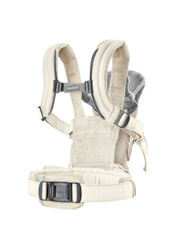 Рюкзак-кенгуру для немовлят BabyBjorn Harmony Mesh 3D Light Beige