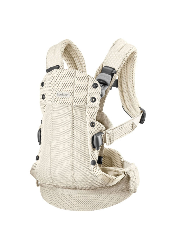 Рюкзак-кенгуру для немовлят BabyBjorn Harmony Mesh 3D Light Beige