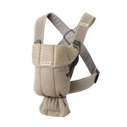 Рюкзак-кенгуру для немовлят BabyBjorn MINI 3D Mesh Sand Grey