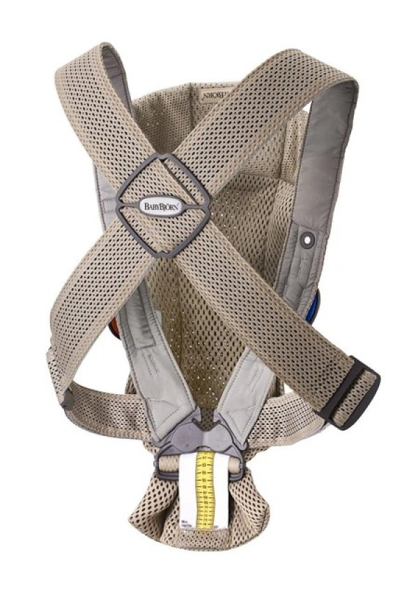 Рюкзак-кенгуру для немовлят BabyBjorn MINI 3D Mesh Sand Grey