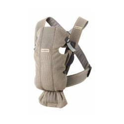 Рюкзак-кенгуру для немовлят BabyBjorn MINI 3D Mesh Sand Grey