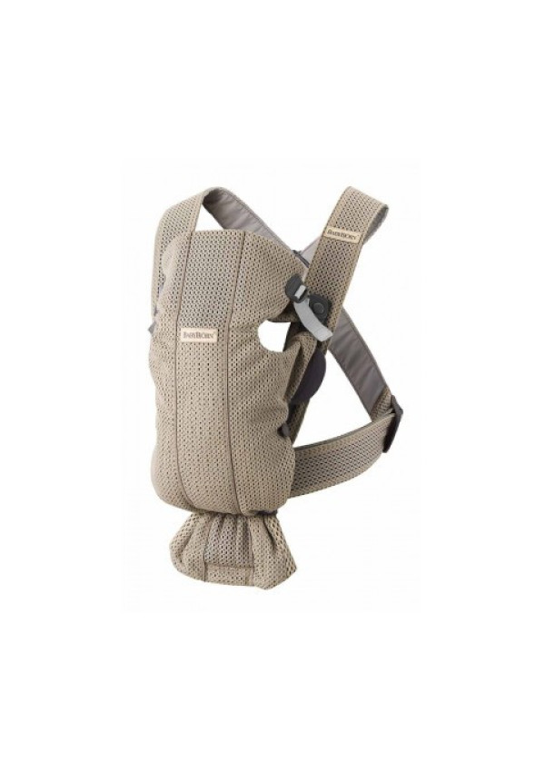Рюкзак-кенгуру для немовлят BabyBjorn MINI 3D Mesh Sand Grey