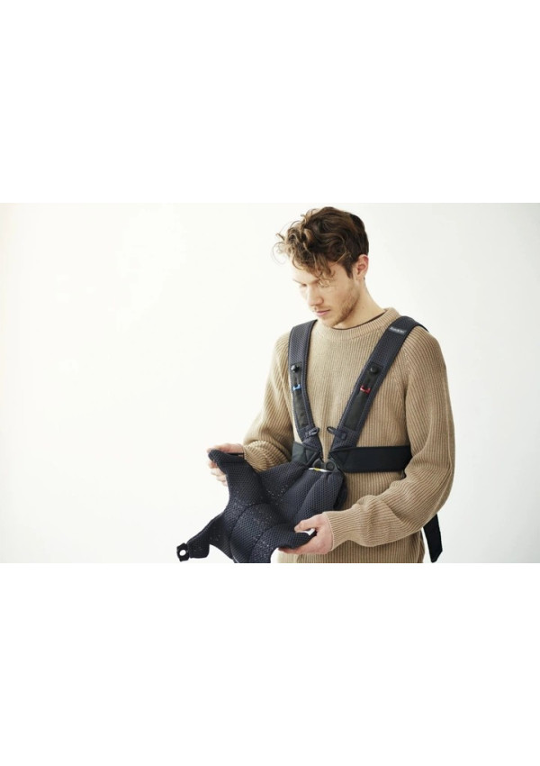 Рюкзак-кенгуру для немовлят BabyBjorn MINI 3D Mesh Antracyt