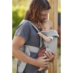 Рюкзак-кенгуру для немовлят BabyBjorn MINI 3D Mesh Grey