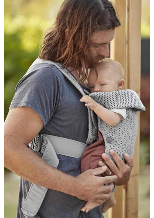 Рюкзак-кенгуру для немовлят BabyBjorn MINI 3D Mesh Grey