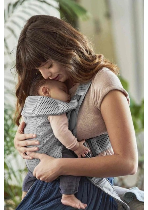 Рюкзак-кенгуру для немовлят BabyBjorn MINI 3D Mesh Grey