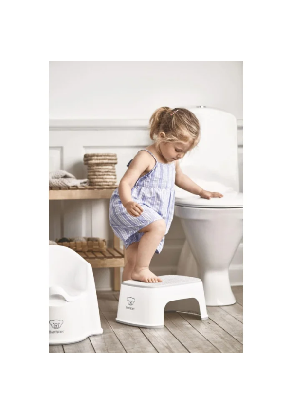 Дитяча підніжка - підставка BabyBjorn Step Stool White/Grey