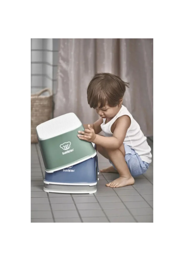 Дитяча підніжка - підставка BabyBjorn Step Stool Grey/White