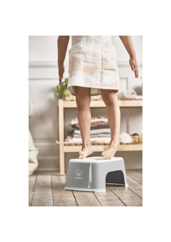 Дитяча підніжка - підставка BabyBjorn Step Stool Grey/White