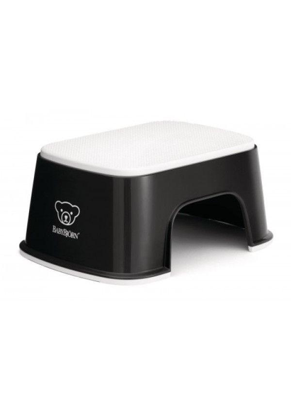 Дитяча підніжка - підставка BabyBjorn Step Stool Powder Black/White
