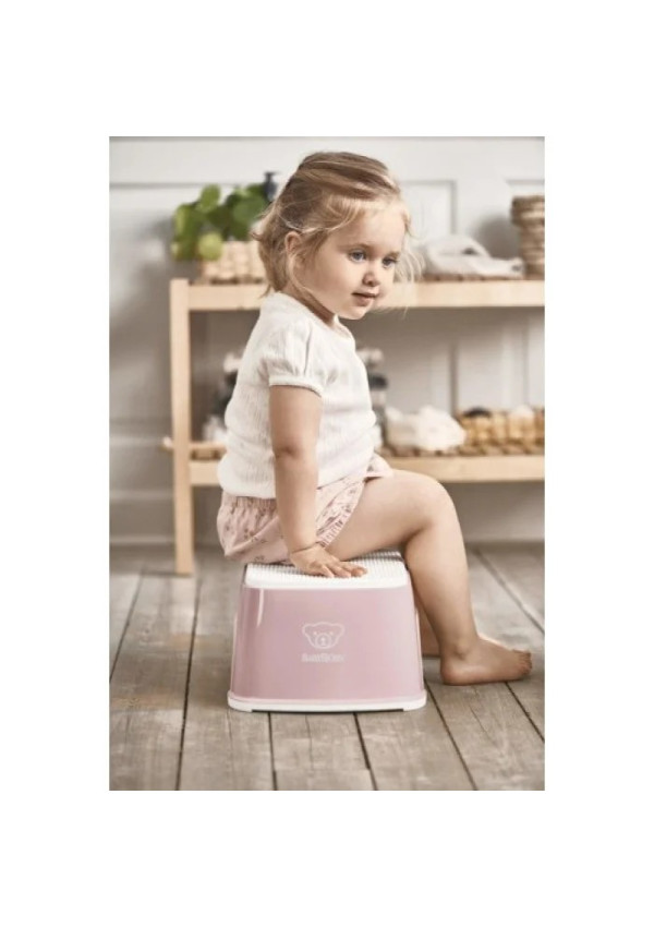 Дитяча підніжка - підставка BabyBjorn Step Stool Powder Pink/White