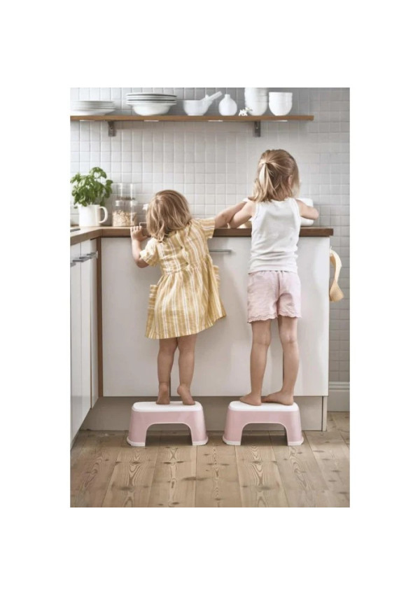 Дитяча підніжка - підставка BabyBjorn Step Stool Powder Pink/White