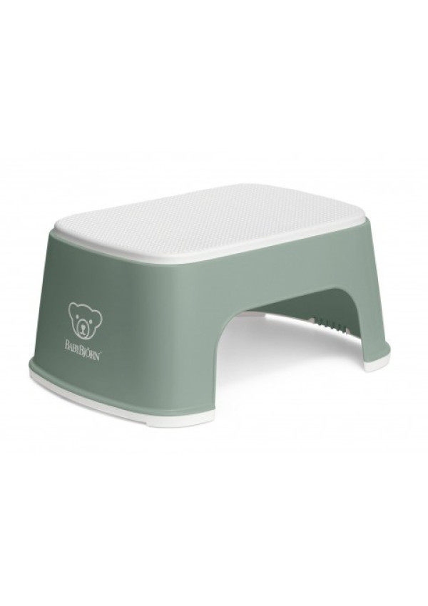 Дитяча підніжка - підставка BabyBjorn Step Stool Powder Green/White