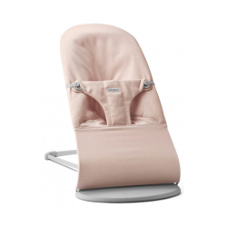 Шезлонг для немовлят BabyBjorn Bouncer BLISS Woven Light Pink Melange