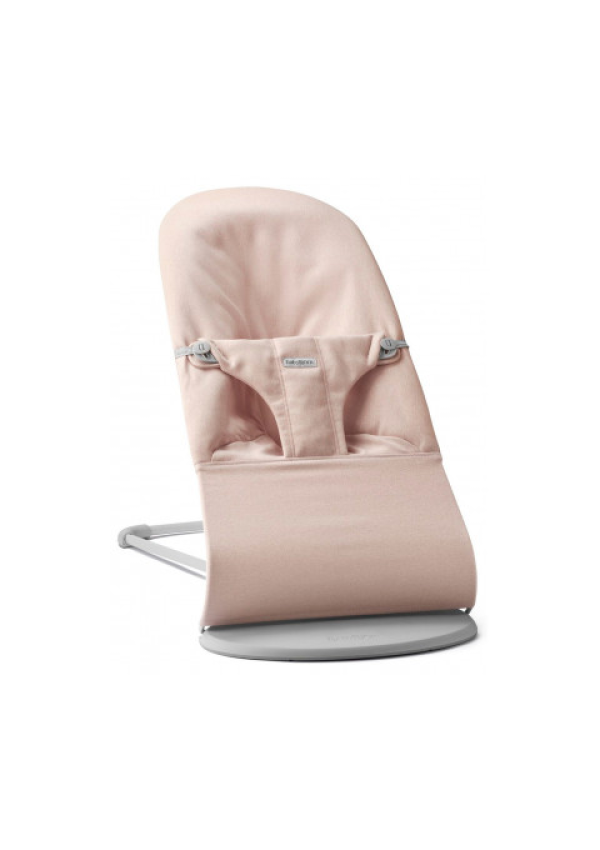 Шезлонг для немовлят BabyBjorn Bouncer BLISS Woven Light Pink Melange