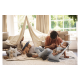 Шезлонг для немовлят BabyBjorn Bouncer BLISS Woven Light Grey Melange