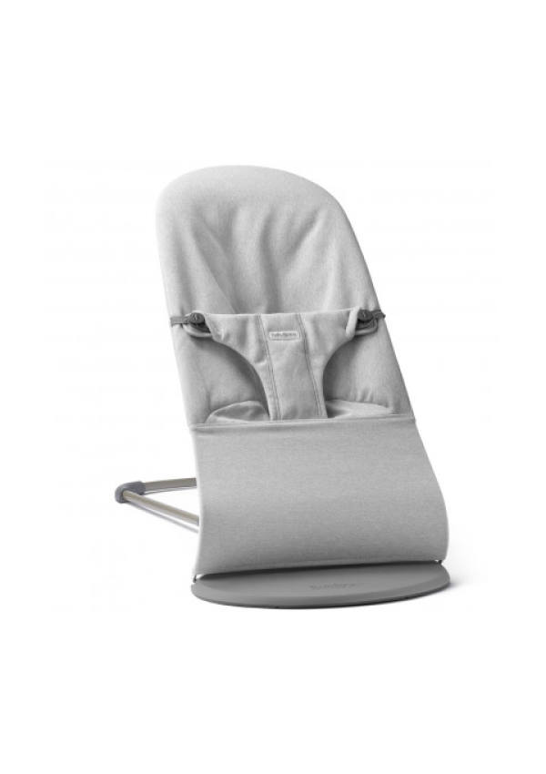 Шезлонг для немовлят BabyBjorn Bouncer BLISS Woven Light Grey Melange
