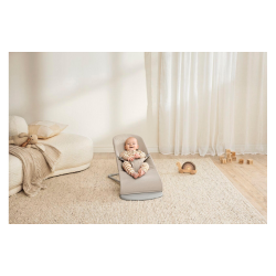 Шезлонг для немовлят BabyBjorn BALANCE BLISS Woven Light Beige Melange