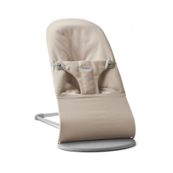 Шезлонг для немовлят BabyBjorn BALANCE BLISS Woven Light Beige Melange