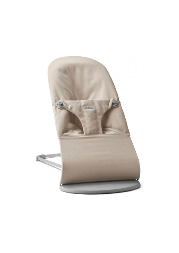 Шезлонг для немовлят BabyBjorn BALANCE BLISS Woven Light Beige Melange