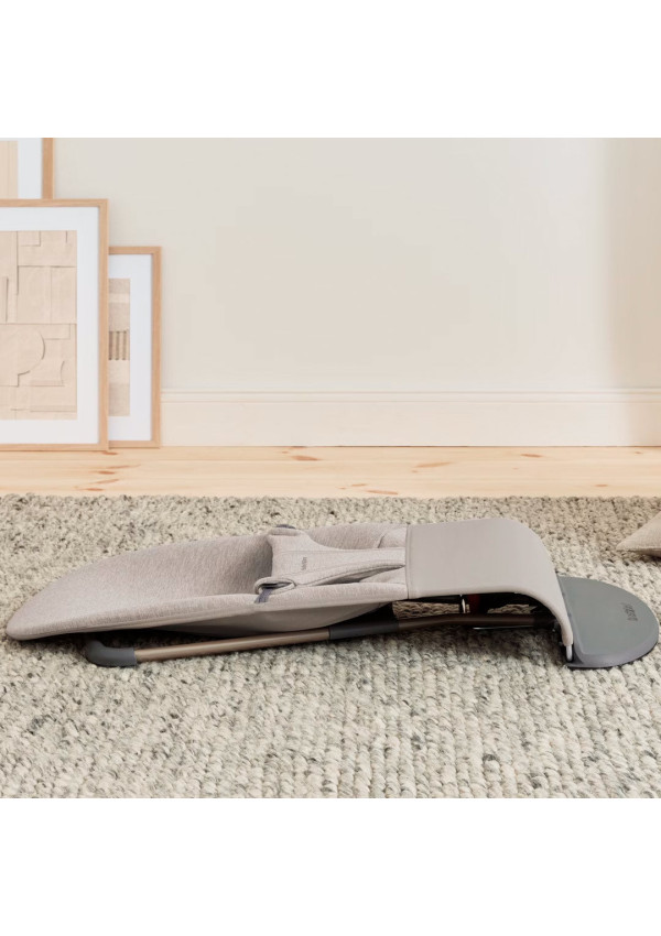 Шезлонг для немовлят BabyBjorn Bouncer BLISS 3D Jersey Sand Grey