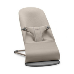 Шезлонг для немовлят BabyBjorn Bouncer BLISS 3D Jersey Sand Grey