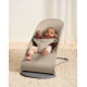 Шезлонг для немовлят BabyBjorn Bouncer BALANSE SOFT Woven/Jersey Tri Fabric Sand Grey