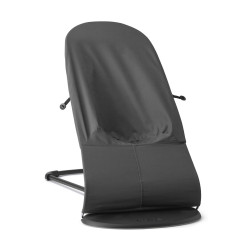 Шезлонг для немовлят BabyBjorn Bouncer BALANCE SOFT Woven/Jersey Tri Fabric Dark Grey