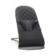 Шезлонг для немовлят BabyBjorn Bouncer BLISS Woven Black Classic Quilt