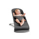 Шезлонг для немовлят BabyBjorn Bouncer BLISS Woven Anthracite Classic Quilt