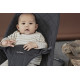 Шезлонг для немовлят BabyBjorn Bouncer BLISS Woven Anthracite Classic Quilt