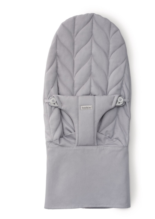 Змінний текстиль для шезлонга BabyBjorn Woven Petal Quilt Light Gray