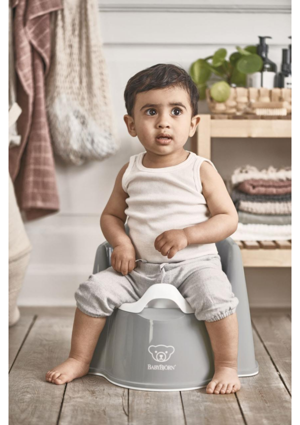 Babybjorn - Крісло-горщик Potty Chair, Gray/white