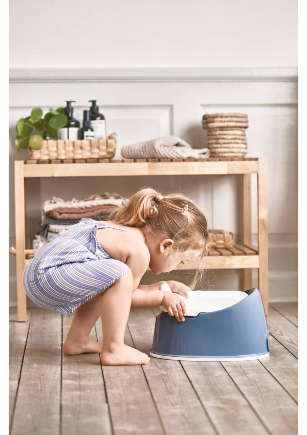 BabyBjorn - Горщик Smart Potty, Deep Blue/White