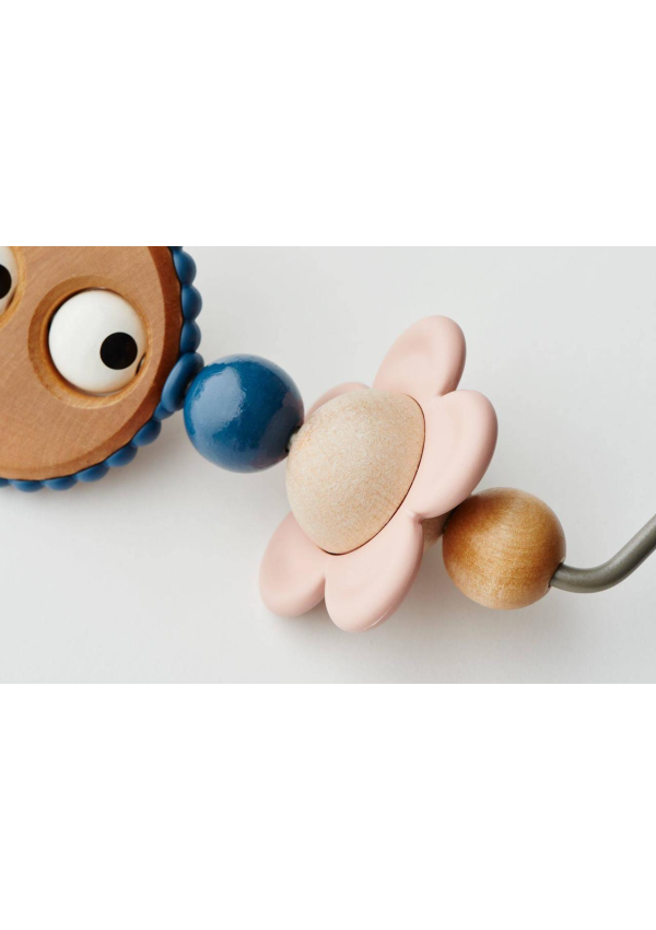 Дерев'яна іграшка для крісла-шезлонга Babybjorn - Googly Eyes Pastels