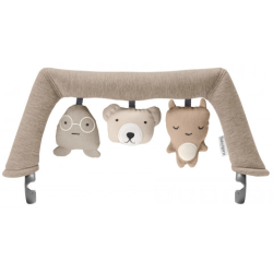 Дуга з іграшками на шезлонг BabyBjorn Balance Soft Friends, Neutrals