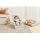 BabyBjorn - Крісло-шезлонг Bouncer Balance Soft Cotton/Jersey, Beige/Grey (світло-сіра рама)