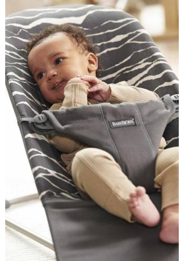 BabyBjorn - Крісло-шезлонг Bouncer Bliss Cotton, Antracyt/Landscape Print